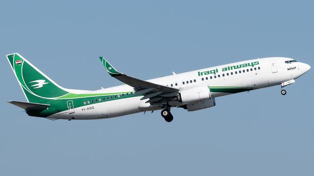 YI-ASQ:Boeing 737-800:Iraqi Airways